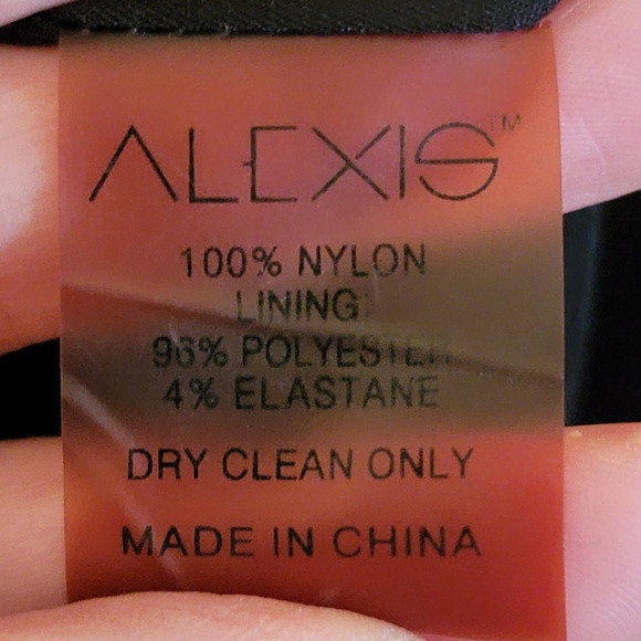 Alexis Lucasta Gown Black Lace Dress Long Sleeve XS Maxi Formal Wedding Sheer - Picture 11 of 14